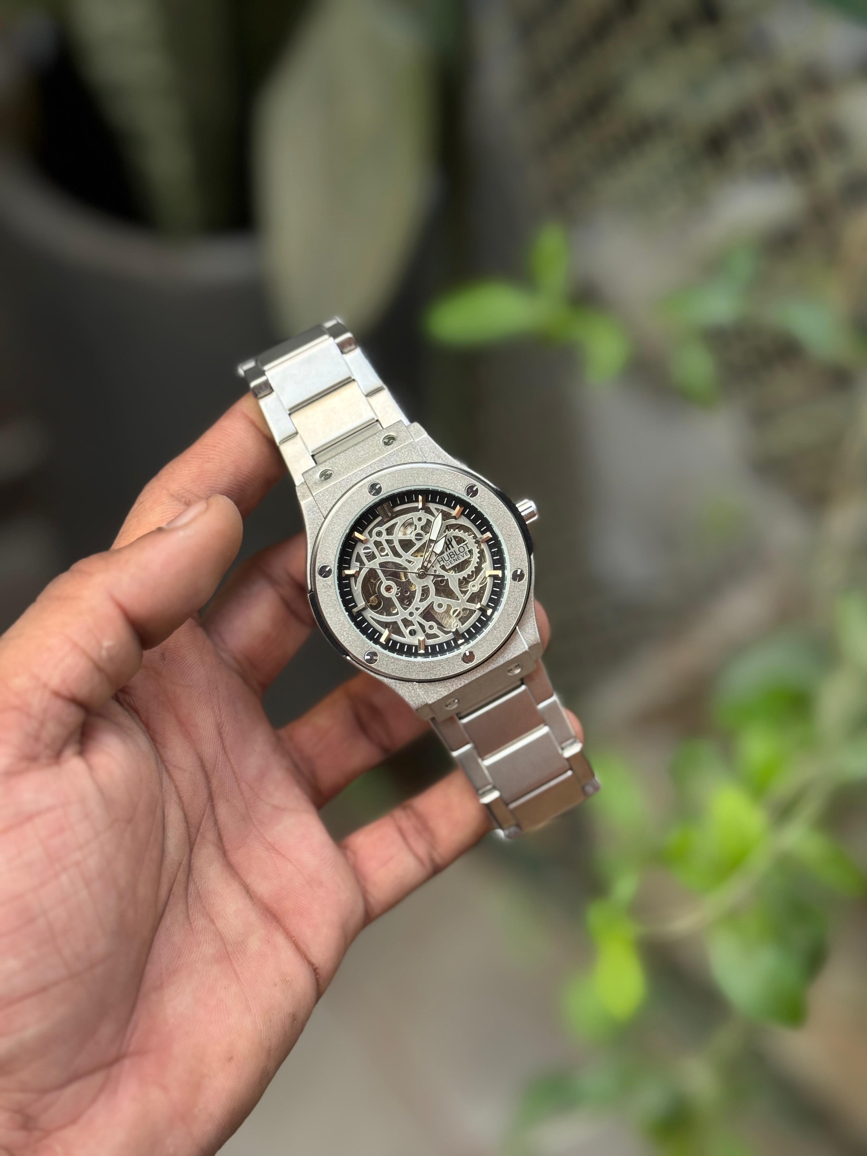 HUBLOT GENEVE – Automatic Skeleton Watch
